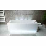 Vonia Besco QUADRO, 1700x700 mm, su apdailos plok&scaron;te