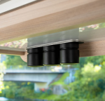 Magnetiniai indeliai Silwy ALL BLACK, FM-125-BBB-SM, 125 ml, su juostele BLACK