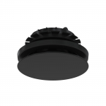 Zehnder ComfoValve Luna E125 vėdinimo difuzorius oro i&scaron;traukimui, juodas