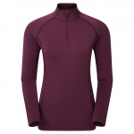 Moteri&scaron;ki termo mar&scaron;kinėliai Montane Fem Dart Thermo Zip Neck &ndash; Juoda &ndash; L