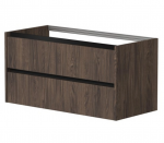 Spintelė po stalvir&scaron;iu KAME CITY, BUC/10-3DR/20P2, juodi profiliai, 100 cm, Rudas ąžuolas