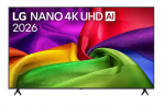 Televizorius LG NANO 4K UHD AI, NU80 75NU800B3LA, i&scaron;manusis 2026, 75"