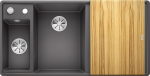 Pautuvė Blanco AXIA III 6 S-F 524664, akmens pilka (su medine lentele ir kiaurasamčiu)