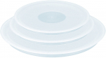 Plastikinių dangčių komplektas Tefal L9849253 Ingenio Plastic Lids 16/ 18/ 20 cm