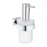 Muilo dozatorius su laikikliu Grohe Essentials Cube, 40756001, chromo