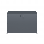 Metalinė dviračių saugykla, 200 x 100 cm