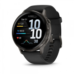 Garmin Venu 4 I&scaron;manusis laikrodis 45 mm Slate / Black Silicone Band