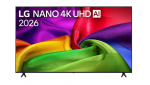 Televizorius LG NANO 4K UHD AI, NU80 85NU800B3LA, i&scaron;manusis 2026, 85"