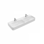 Pakabinamas dvigubas praustuvas Villeroy&Boch Finion, 1300 x 470, CeramicPlus, 4139D5R1