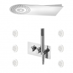 Potinkinė termostatinė du&scaron;o sistema Sapho Rhapsody 5509-01
