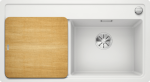 Virtuvinė plautuvė Blanco ZENAR 5 S-F 523869, balta (su medine lentele)