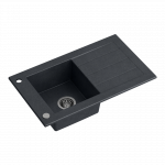 Plautuvė Quadron WILL 1, HCQW7846CZK, juoda