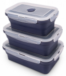 Sulankstomų silikonininių maisto dėžučių rinkinys, ZY291SBSET