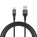 USB kabelis Dudao L3ST USB-A to USB-C 5A 3.0m juodas