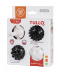 Tullo lavinamieji kamuoliukai kūdikiams 4vnt juodi balti 6-7cm 805
