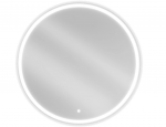 Ap&scaron;viestas vonios kambario veidrodis Mexen Gobi, 9801-090-090-611-00, apvalus 90 cm, LED 6000K, antifog