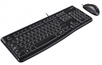 Bevielė Klaviatūra ir pelė Logitech MK120, US 920-002562