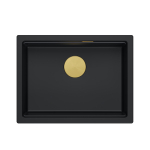 Plautuvė Quadron LOGAN 100, HQJ6045U7_PVDG1_U, anglies juoda