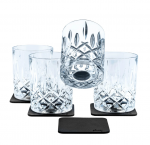 Magnetinės kri&scaron;tolinės stiklinės Silwy WHISKY, NM-WH-200-4, 4 vnt