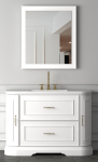 Vonios kambario spintelė su praustuvu ORCHID 120 balta