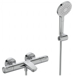 Termostatinis vonios ir du&scaron;o mai&scaron;ytuvas su laikikliu ir rankine Evo du&scaron;o galva Ideal Standard Ceratherm T50, A7696AA, chromas