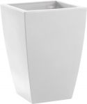 Nicoli 40x40x57cm vazonas Logos Matt 40 baltos spalvos