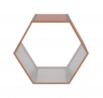 Malkinė G21 HEX 53 - 92 x 60 cm, ruda