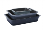 Stačiakampių kepimo formų rinkinys su nesvylančia Easy2Clean danga, Electrolux E9OOECTS, 3 vnt.