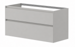 Spintelė po praustuu Kame LOFT, BU/12-3DR/D37-LFT, 120 cm, Perlų pilka