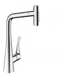 Virtuvinis mai&scaron;ytuvas su i&scaron;traukiama žarna Hansgrohe Metris Select M71 73820000