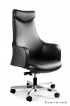 Biuro kėdė Unique BLOSSOM S-579-HL, natural leather: black