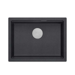 Plautuvė Quadron LOGAN 100, HQJ6045U8_BS_U, juodas deimantas