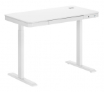 Reguliuojamo auk&scaron;čio stalas Up Up Balder II, Baltas