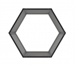 Malkinė G21 HEX 53, 63900517 - 92 x 60 cm, antracito