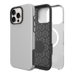 Dėklas Perfectionists Triangle Mag Case Apple iPhone 14 Pro Max sidabrinis