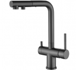 Plautuvės mai&scaron;ytuvas su i&scaron;traukiama žarna ir jungtimi filtruotam vandeniui Helika Akvaduo Plus 2683, PVD T