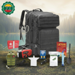 72h i&scaron;gyvenimo kuprinė, juoda