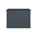 Metalinis vazonas, 100 x 50 x 77 cm, antracito