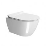 Pakabinamas klozetas GSI PURA SWIRLFLUSH COMPACT 881611+MS86CSN11+FISR2