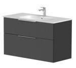 Spintelė po praustuvu Kame BIG, BU/10-3DR/GSF10-BIG, 100 cm, Grafitas
