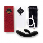 FeelzToys Lea rabbit vibratorius moterims (juoda)