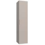 Vienų durų ūkinė spintelė KAME BIG TU/35-4/24-BIG, 160x35 cm, Taupe (rankenėlių spalva pasirenkama)
