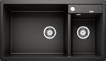 Virtuvinė dviguba plautuvė Blanco METRA 9 525936, juoda