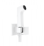 Bidė rankinis du&scaron;as Hansgrohe 1jet E EcoSmart &scaron;altam vandeniui su du&scaron;o laikikliu ir žarna 125 cm, 29231700