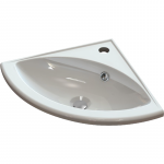 Kampinis praustuvas BLU PULIA Corner, 381x381 mm