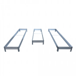 Pakeltų lysvių komplektas KLASIKA GARDEN 2,35 - 2,5m pločio &scaron;iltnamiui, P100023525C, (10 m ilgio &scaron;iltnamiui)