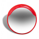 Sferinis kelio veidrodis d60 cm Eurostal Raudonas