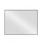 Veidrodis su ap&scaron;vietimu Masterjero Luna, 80 cm x 60 cm