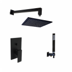 Potinkinė du&scaron;o sistema PAFFONI ELLE EL015NO/M+ZDUP095NO+ZSOF063NO+ZSOF078NO (juoda matinė)