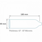 Prezervatyvai Pasante Trim(1 vnt)